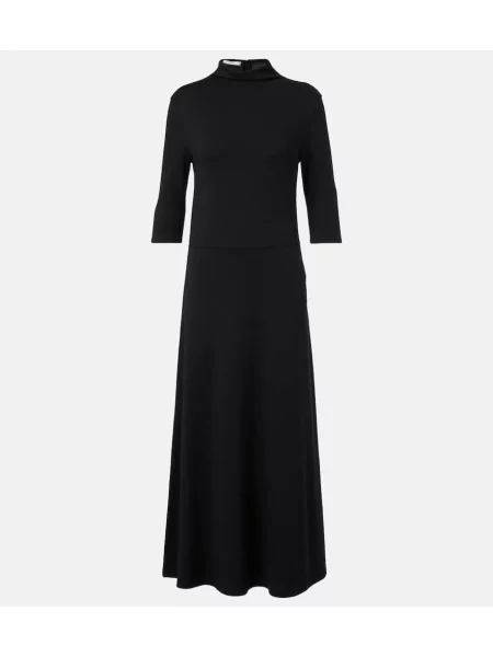 Rochie midi Vince tricotate până la genunchi de costum negru