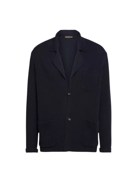 Sweter Oscar Jacobson niebieski