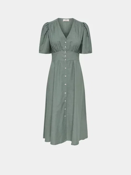Сукня міді JDY бавовна/віскоза зелений