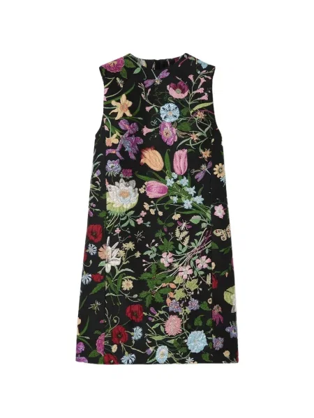 Rochie mini Gucci cu model floral negru