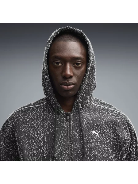PUMA MÄ™ska kurtka dresowa z kapturem T7 OdzieÅ¼ S szary