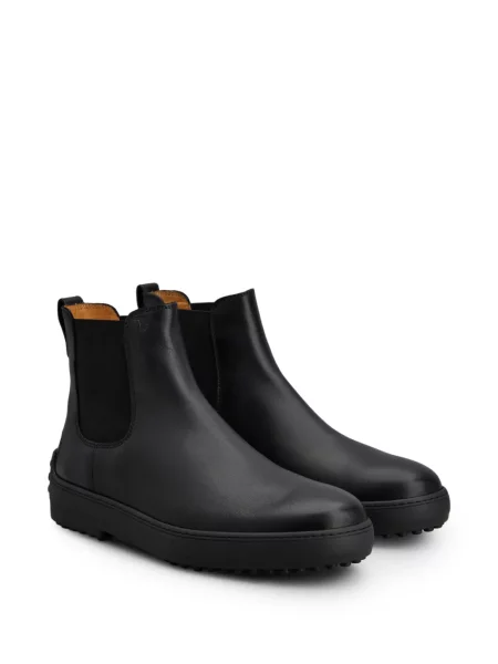 Botine chelsea Tod's din piele negru