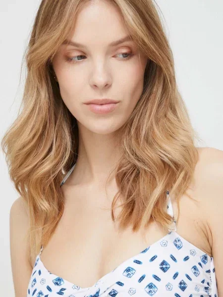 Pepe Jeans biustonosz kąpielowy Marcheline biały