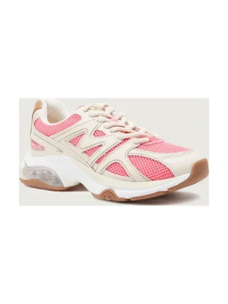 Michael Kors Sneakers KIT TRAINER EXTREME cu adaos de piele roz