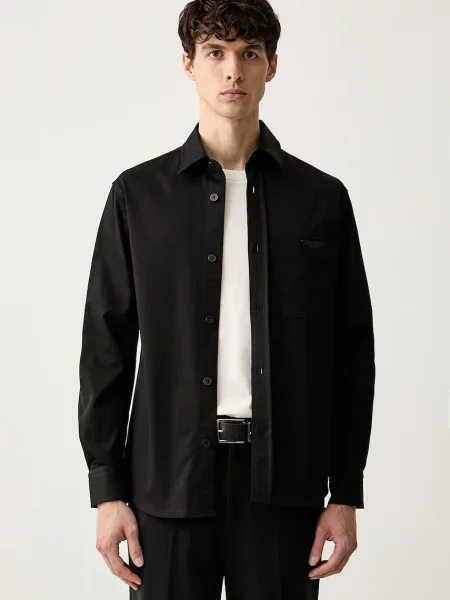 BOSS cămașă pentru bărbați din cu BOSS x Aston Martin negru