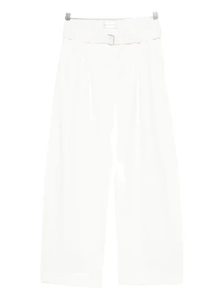 Pantaloni Christian Wijnants alb