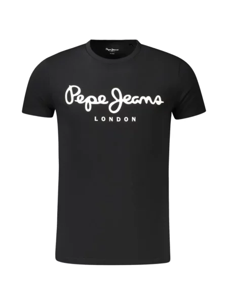 Tricou Pepe Jeans cu imagine negru