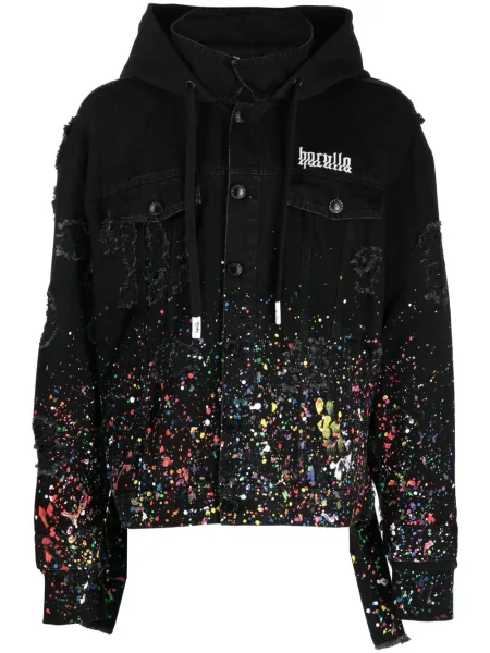 Дънково яке Haculla с качулка черно