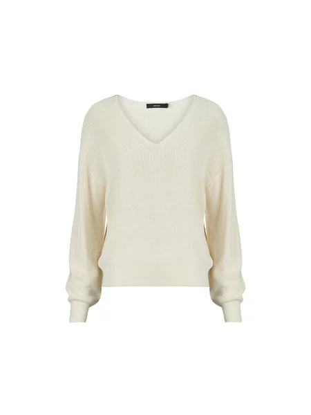 Pulover Vero Moda s črtami rumena