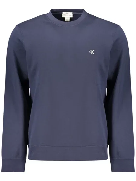 Geacă de blugi Calvin Klein Jeans clasică albastru