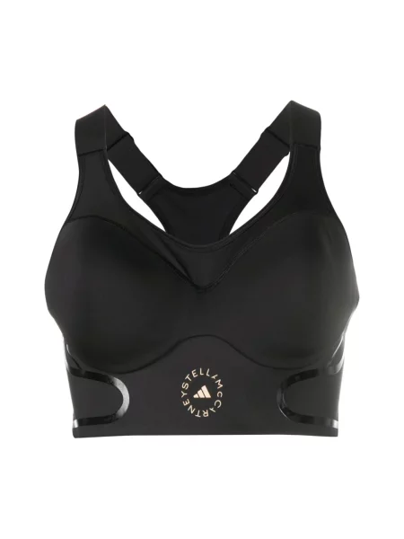 Stanik sportowy Adidas By Stella Mccartney czarny