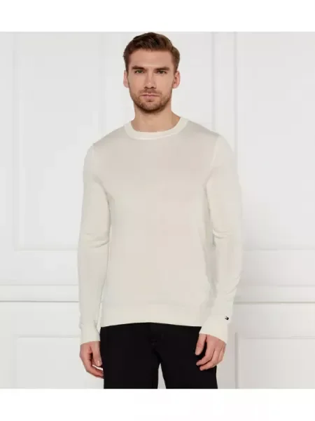 Tommy Hilfiger Gyapjú kötött pulóver