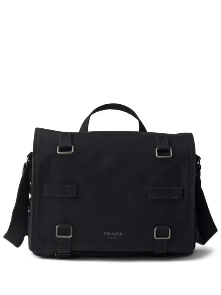 Geantă Prada din canvas negru