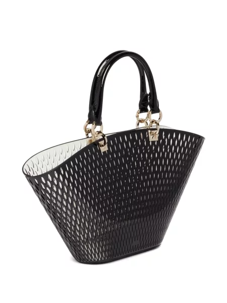 Geantă shopper Tom Ford din piele negru