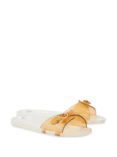 Papuci Ancient Greek Sandals cu cataramă alb
