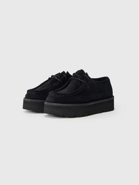 Poltopánky Clarks Originals čierna