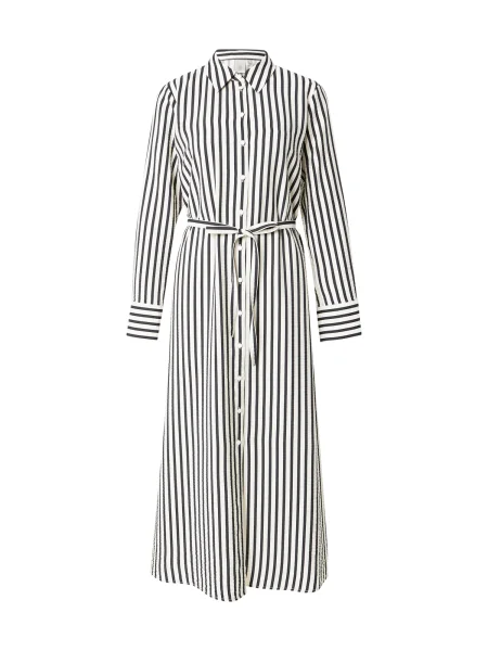 YAS Rochie tip bluză YASKAYA ecru negru