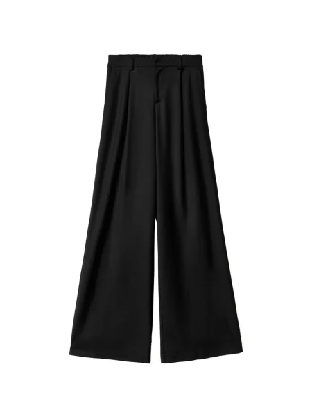 Pantaloni Hinnominate din țesătură twill negru