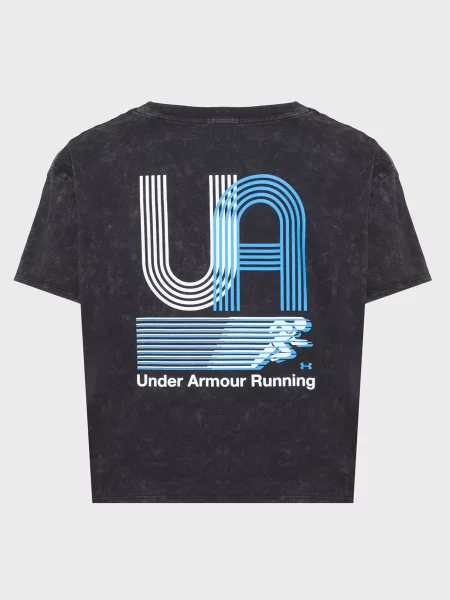 Спортивна футболка Under Armour для бігу чорна