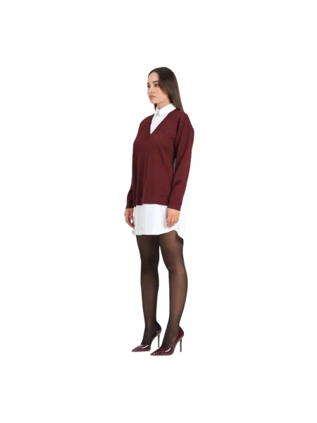 Sweter Elisabetta Franchi brązowy