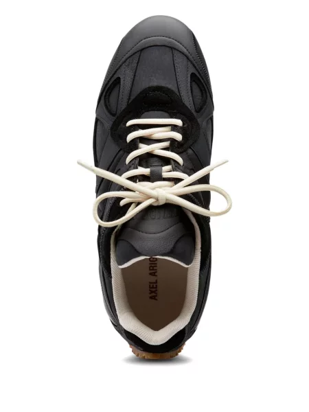 Sneakerși Axel Arigato cu șireturi din piele negru