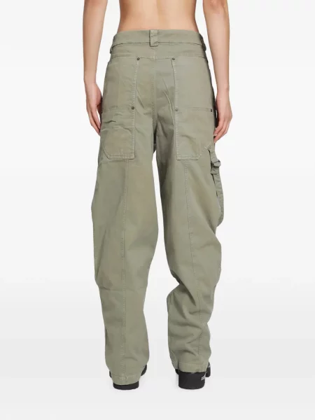 Pantaloni cargo Off-white cu imagine alb