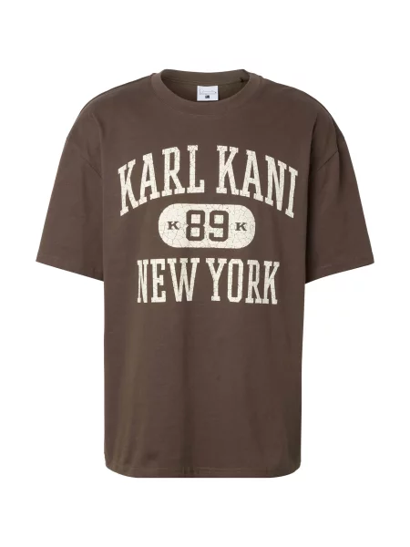 Karl Kani Tricou Heritage crem maro