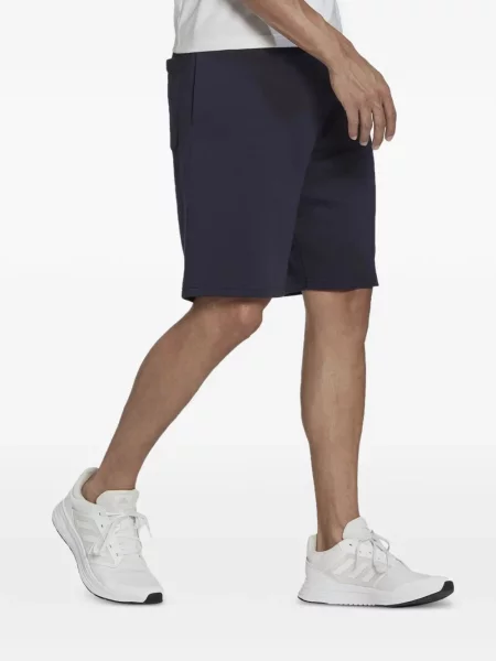 Tricou polo Adidas cu dungi alergare cu autograf negru