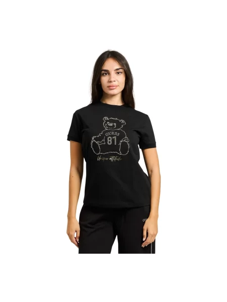 Guess Koszulki Kobieta XS Guess T-shirts and Polos czarny
