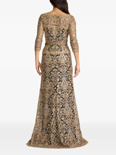 Sukienka Tadashi Shoji w kwiatki garniturowa