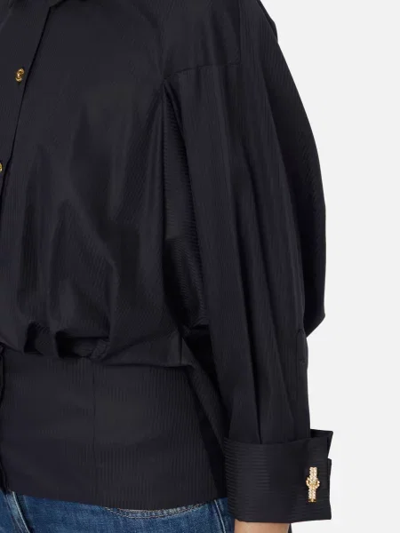 Рубашка Elisabetta Franchi черная