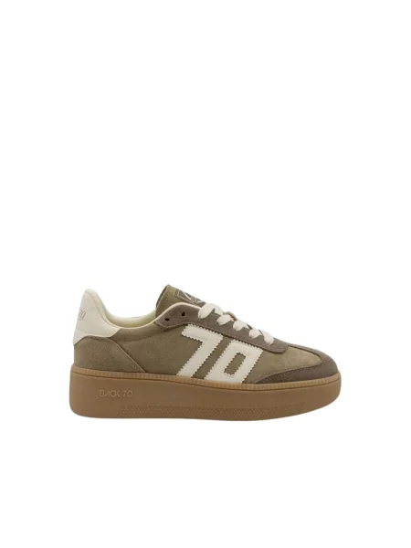 Sneakersy Back70 skórzane beżowe