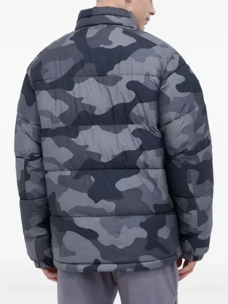 Geacă Columbia cu imagine cu model camuflaj verde