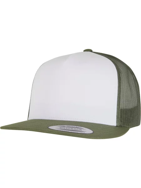 Flexfit Șapcă verde închis alb