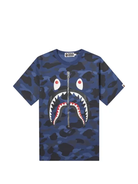 Tricou A Bathing Ape® cu model camuflaj albastru