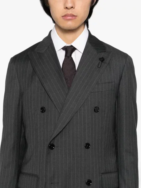 Costum Lardini cu dungi de costum gri