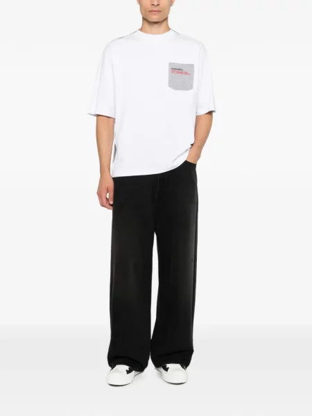 Tricou Dsquared2 cu imagine alb