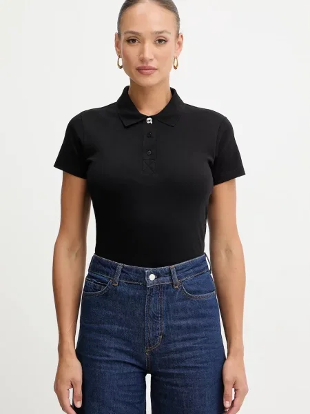 Karl Lagerfeld polo de IKON negru