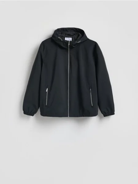 Reserved Geacă cu glugă negru