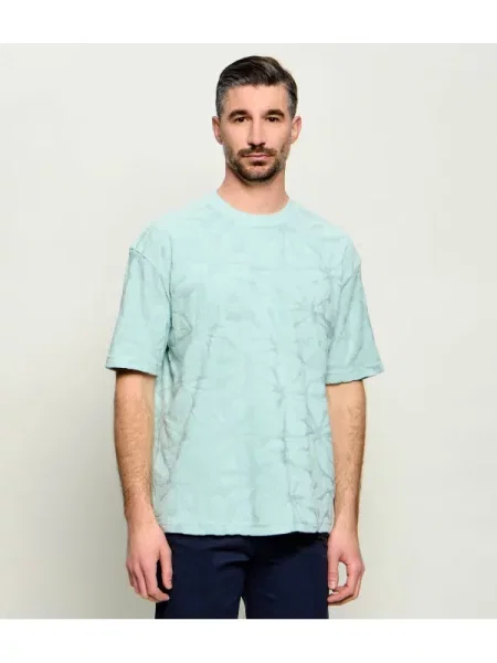BOSS ORANGE Tricou Te_Flower frotir verde