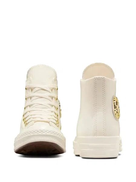 Бягане маратонки Converse Chuck 70 на платформе с принт бяло