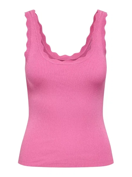 JDY Top brodat JDYNANNA deschis roz