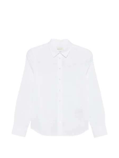 Cămașă Gant clasică din poplin alb