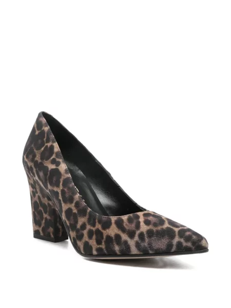 Pantofi cu toc Pedro Miralles cu imagine cu model leopard maro