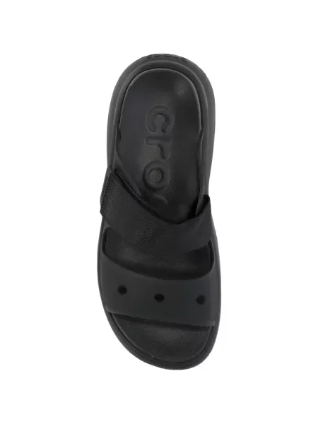 Sandale Crocs cu platformă cu bretele negru