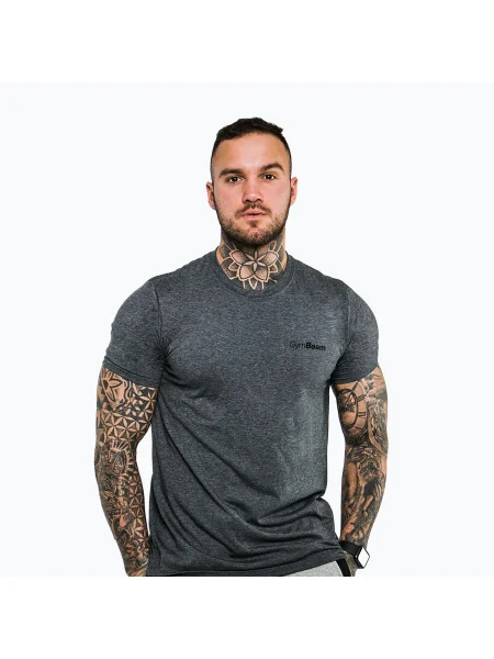 Футболка GymBeam Basic dark grey сіра