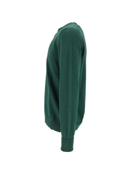 Pulover Ballantyne din cașmir cu decolteu rotund verde