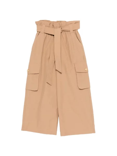 Spodnie dziecięce Balmain brązowe