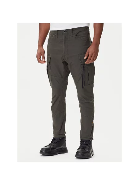 G-Star Raw Παντελόνι υφασμάτινο Zip Pocket 3D Skinny Fit πράσινο