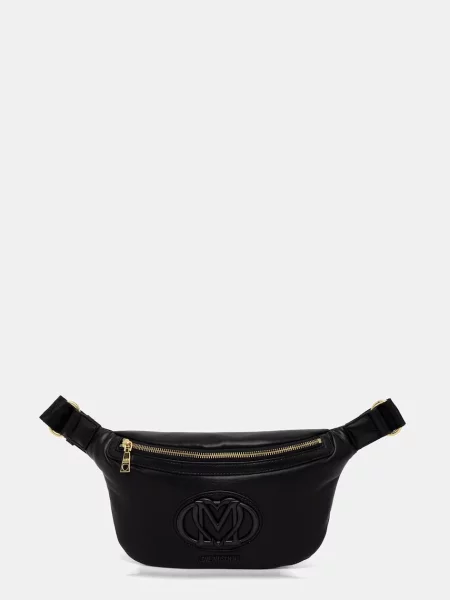 Кожаная поясная сумка Love Moschino